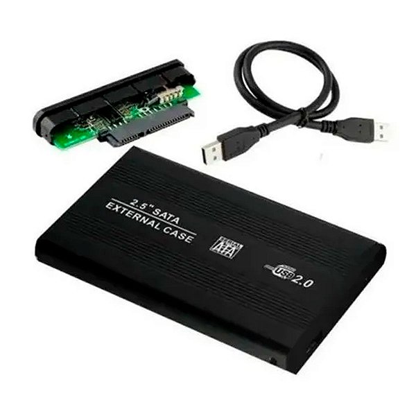 Case para Hd Notebook Externo Portátil Sata 2.5 Usb 2.0