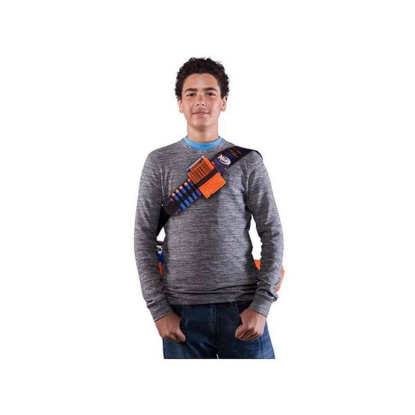 Nerf Bandoleira Bolsa Transversal Elite Porta Dardos BR939