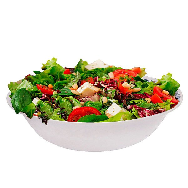 Saladeira Tigela em Melamina Redonda Branca 25cm 3010SCOR