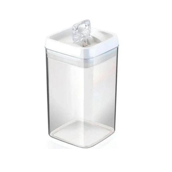 Pote Plástico Hermético com Tampa 600ML ECO21005