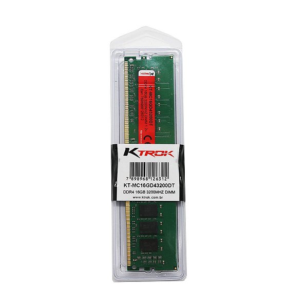 Memoria Ram para Desktop Pc Ktrok 16G DDR4 3200MHZ UDIMM