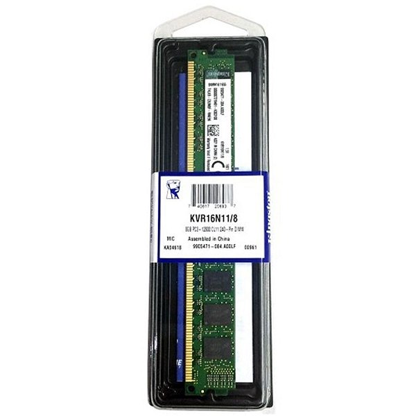 Memória para Notebook 8gb Kingston DRR3 1600Mhz Cl11 Udimm