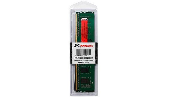 Memória Ktrok Gamer 8gb DDR4 3200Mhz Dimm KT-GM8GD4