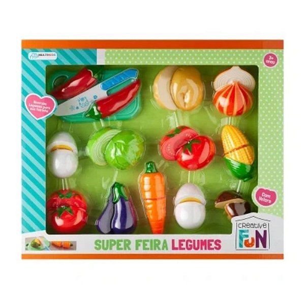 Super Feira Multikids Creative Fun 12Legumes c/ VelcroBR1110
