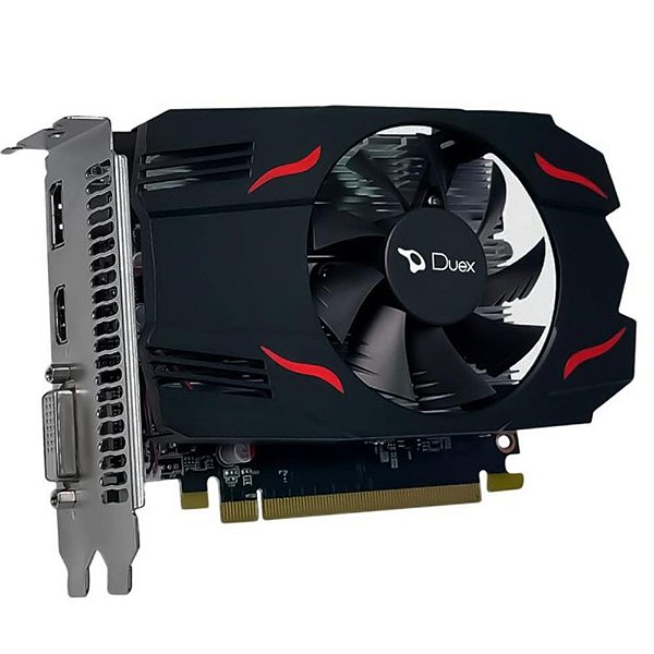 Placa de Vídeo Duex AMD Radeon RX 550, 4GB, Preto - DXRX5504GB