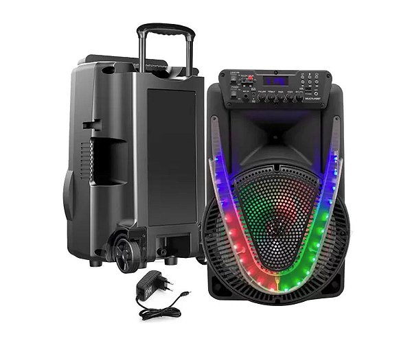 Alto-falante Acústico 800W Bluetooh Bivolt Multilaser SunyII