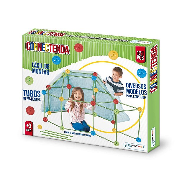 Connectenda com 121 Peças Construção com tubos Multikids - BR1552