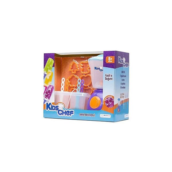 Brinquedo Kids Chef Sorveteria Picolé  Acessórios Multikids