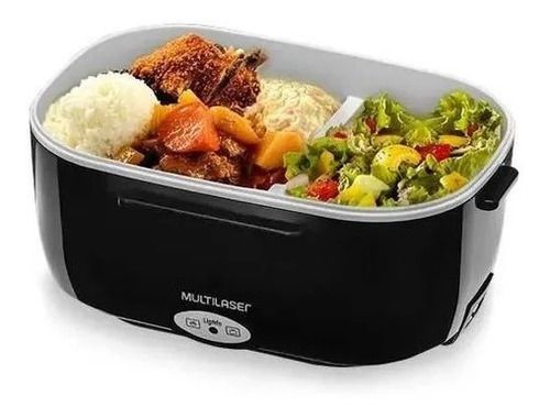 Marmita Elétrica Aquecedor Multilaser Bivolt 60w 1 Lt Preta