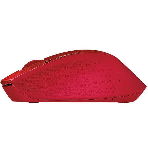 Mouse Logitech sem fio m280 Vermelho