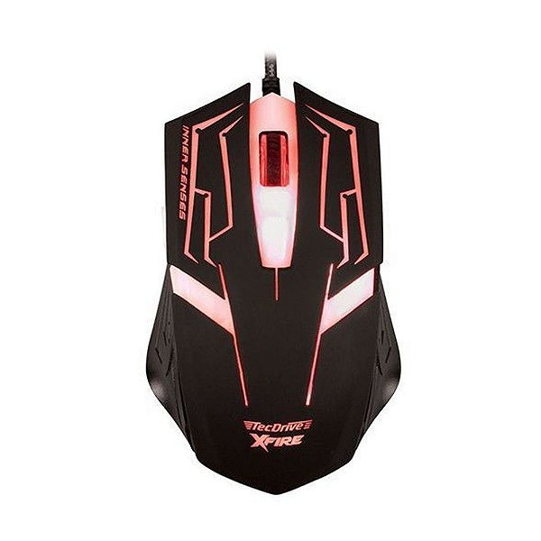 Mouse Gamer TecDrive XFire Skanda 3200 DPI 7 Botões