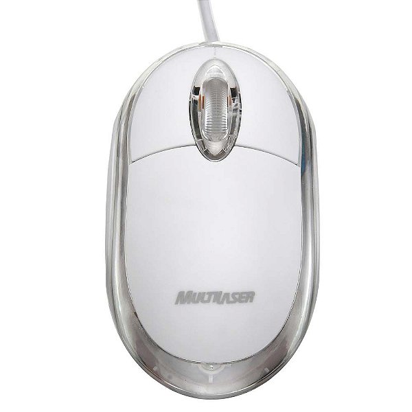 Mouse Multilaser Usb Classic Gelo - MO034