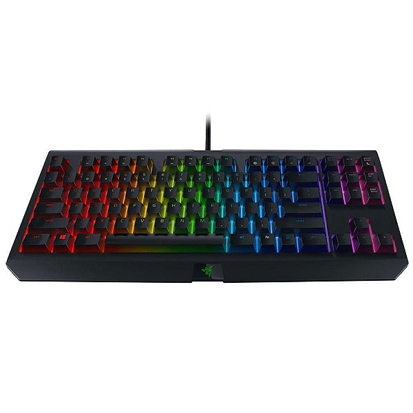 Teclado Mecânico Gamer Razer Blackwidow Tournament V2 Chroma, Switch Razer Orange