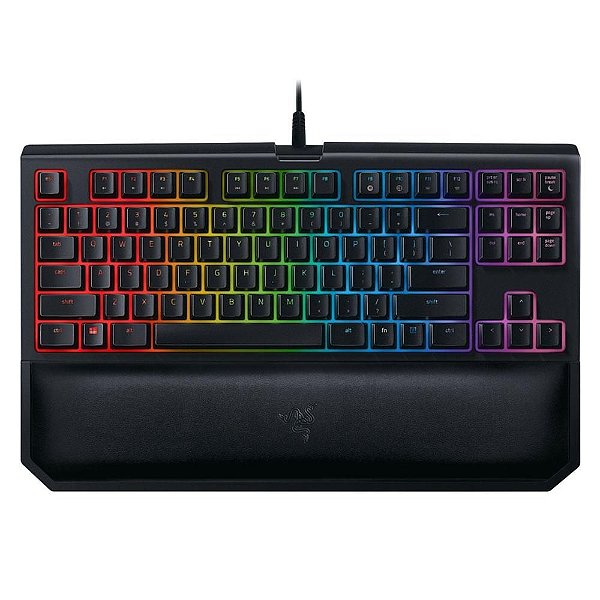 Teclado Mecânico Gamer Razer Blackwidow Tournament V2 Chroma, Switch Razer Yellow