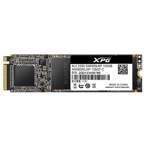 SSD XPG SX6000 Lite 128GB M2 NVMe- ASX6000LNP-128GT-C