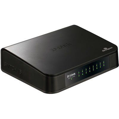 Switch D-LINK 16 portas 10/100 Mbps não gerenciável DES-1016A