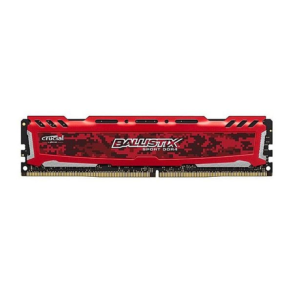 Memória Ddr4 Crucial Ballistix 16gb 3000mhz Red Bls16g4d30aese