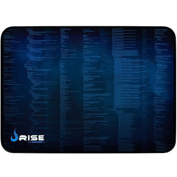 Mouse Pad Gamer Rise Mode Hacker Medio Borda Costurada (290x210mm) - RG-MP-04-HCK