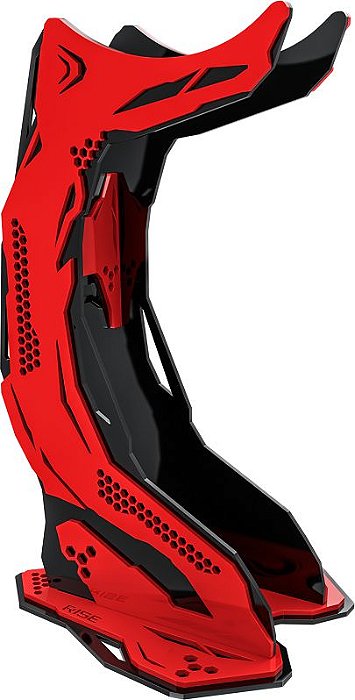 Suporte De Headset Gamer Rise Mode Venon Pro v3, Vermelho e Preto - Rm-vn-05-br