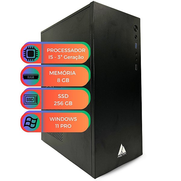 Computador MultiPc Office I5 3470 8GB RAM SSD 256GB Windows 11