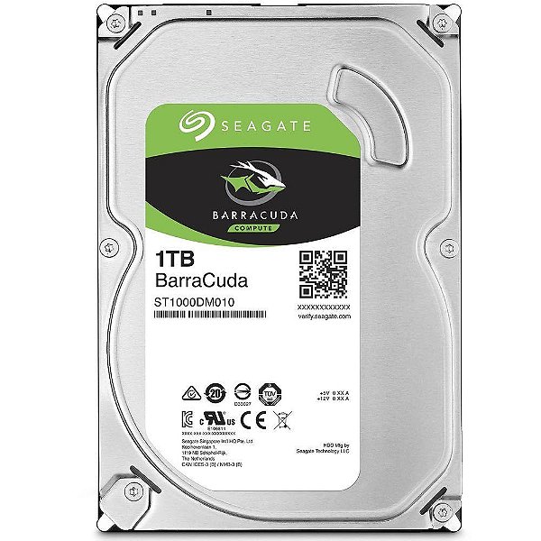 HD Seagate BarraCuda, 1TB, 3.5, SATA - ST1000DM010
