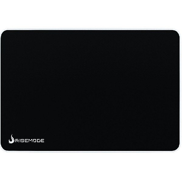 Mouse Pad Gamer Rise Mode Zero Branco Grande Borda Costurada (420x290mm) - RG-MP-05-ZW