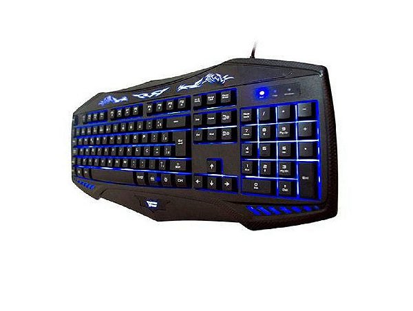 Teclado Tecdrive Xfire Gamer Aesir Usb 7 Cores, Aesir