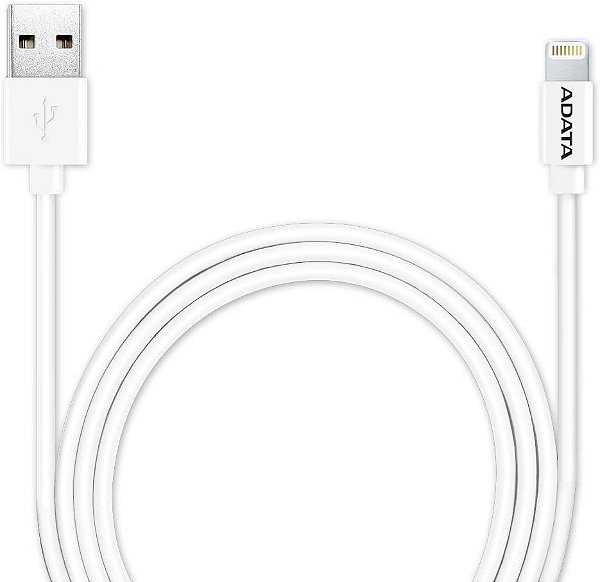 Cabo Adata USB 2M Branco - AMFIP200CMKCWH