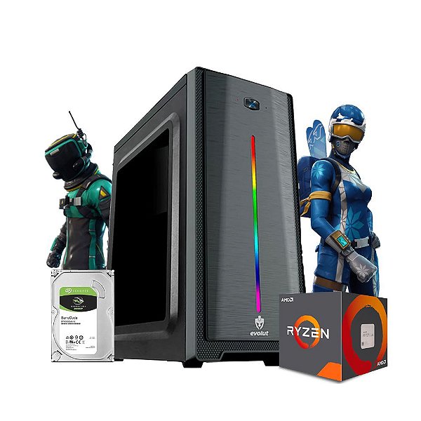 Pc Gamer Megatumi Stack Amd Ryzen R3 3200G, 8gb Hd 1tb