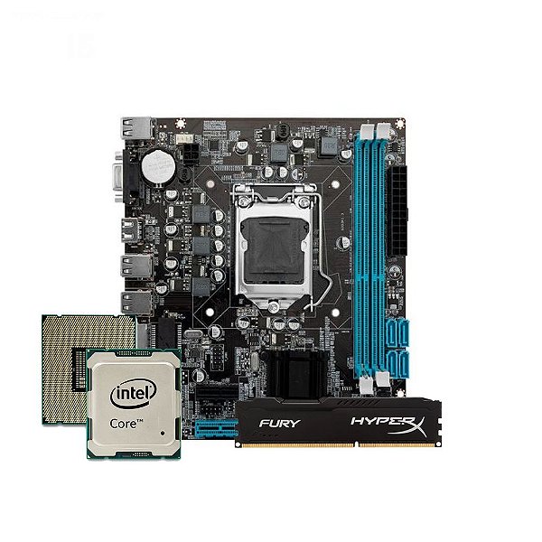 Kit Upgrade Gamer Megatumii Intel i5 Memória 4gb Hyperx