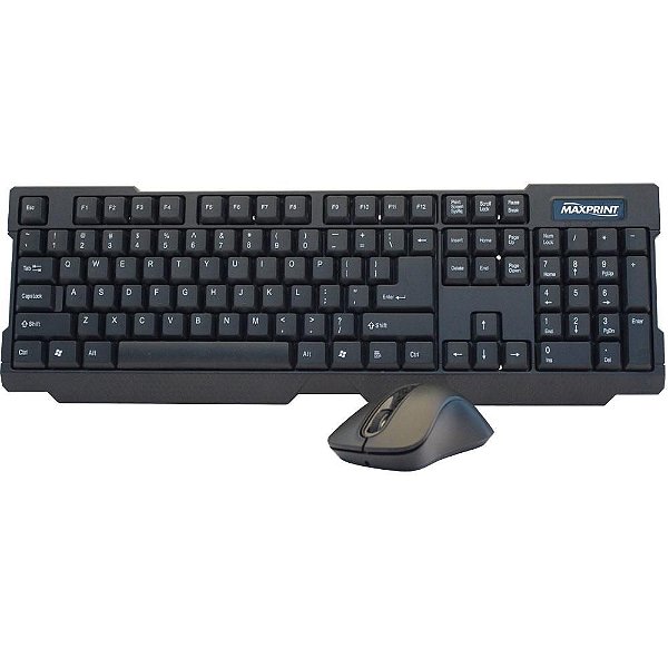 Kit Mouse Teclado Wireless Maxprint -  6011301