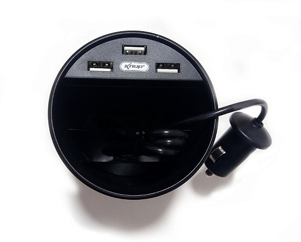 Carregador Veicular 3 Portas USB 3.1 a - SORTIDO