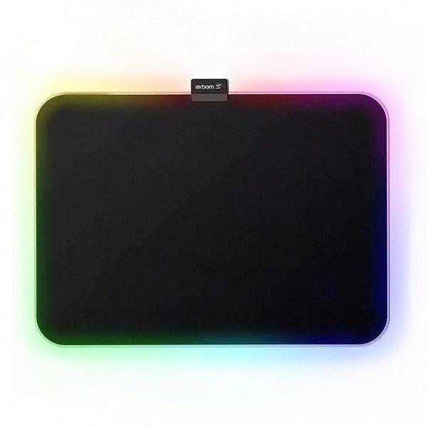 Mouse Pad Borda 7 Cores de Led - Exbom - MP-LED2535