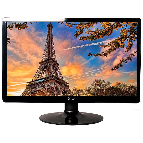 Monitor LED 19 Widescreen HDMI - Preto