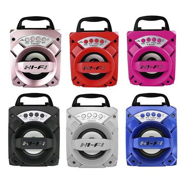 Caixa De Som Grasep D-bh1051 Portátil