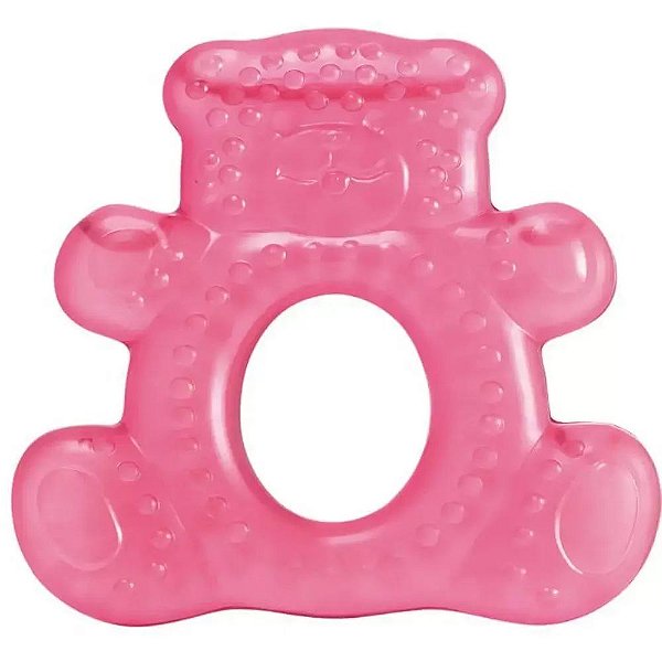 Mordedor Com Água Teddy Bear Rosa Multikids Baby