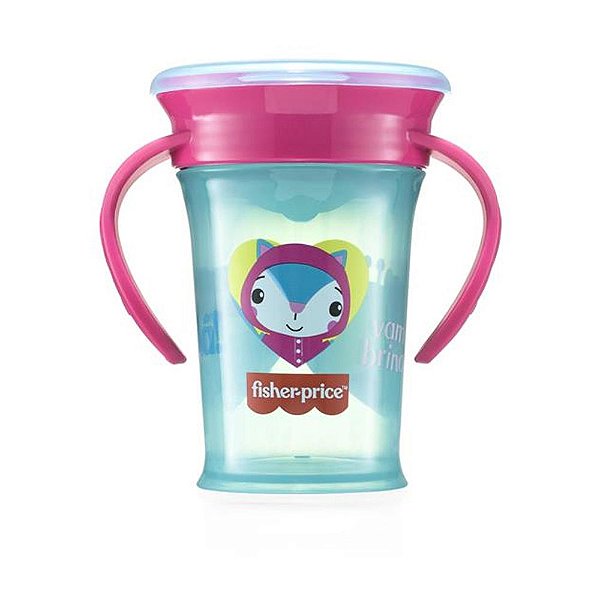 Copo de Treinamento 360º Baby - First Moments - Rosa