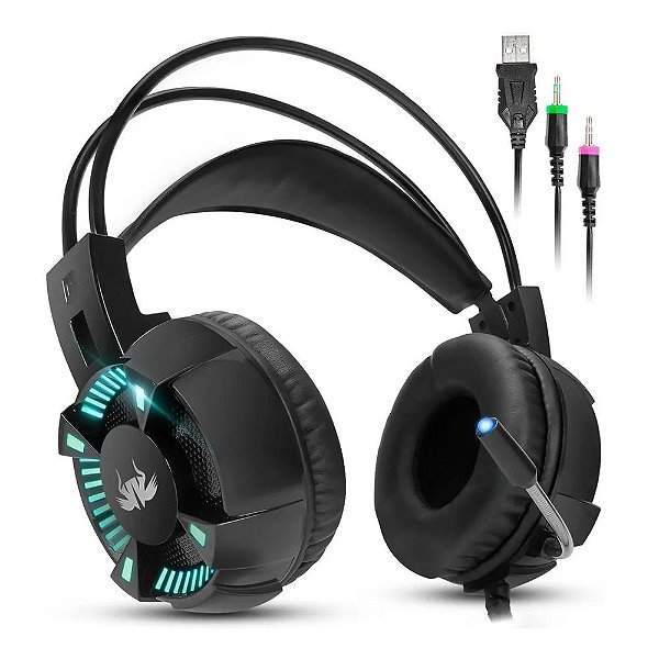 Headset Gamer 7.1 com Led -  KP-464 - Knup