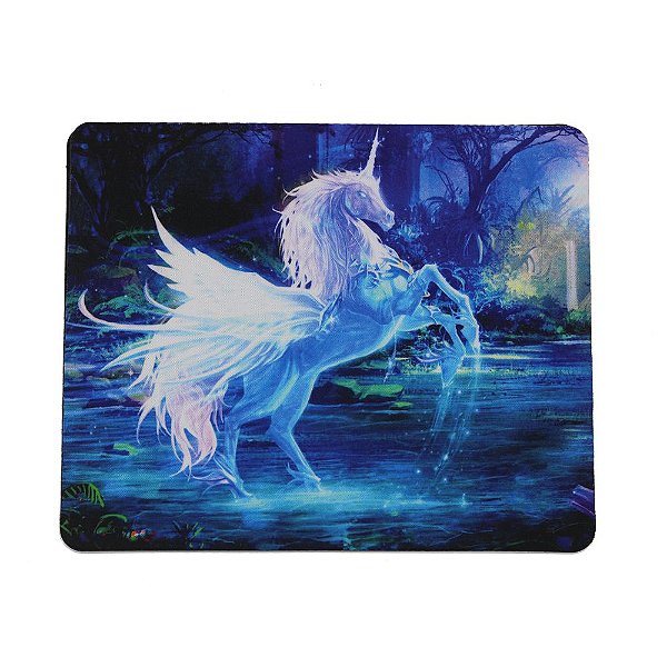 Mousepad para criança feminino Unicórnio 22x18x0,2