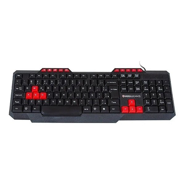 Teclado Gamer Membrana Usb ABNT  - Com Fio