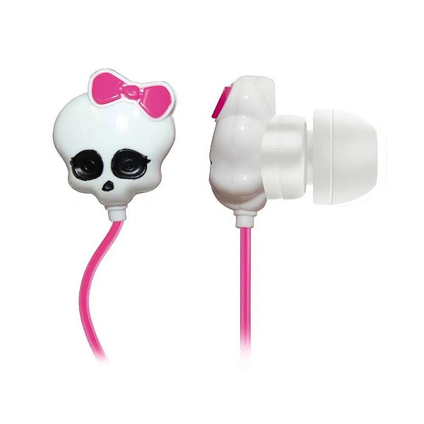 Fone De Ouvido Monster High Skull P2 - Ph106 +7 anos