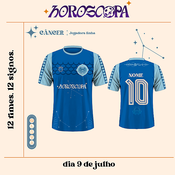 CAMISETA HOROSCOPA - CÂNCER