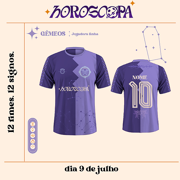 CAMISETA HOROSCOPA - GÊMEOS