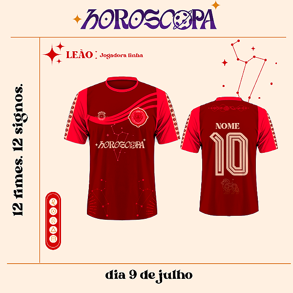 CAMISETA HOROSCOPA - LEÃO