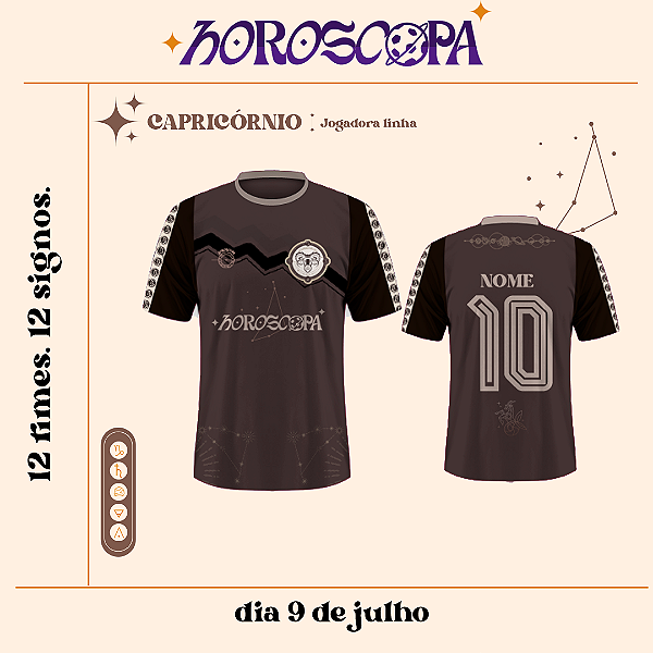 CAMISETA HOROSCOPA - CAPRICÓRNIO