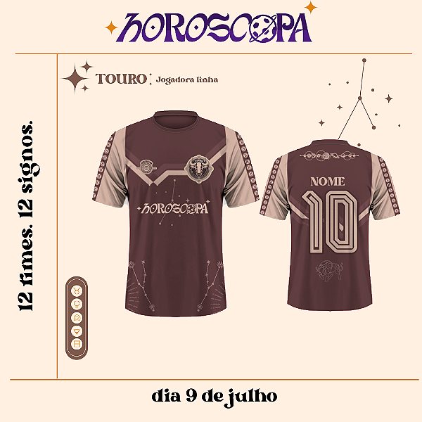 CAMISETA HOROSCOPA - TOURO