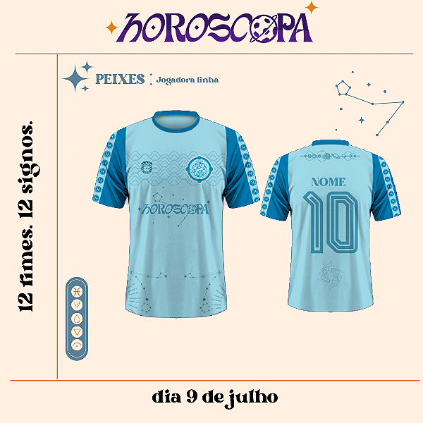 CAMISETA HOROSCOPA - PEIXES