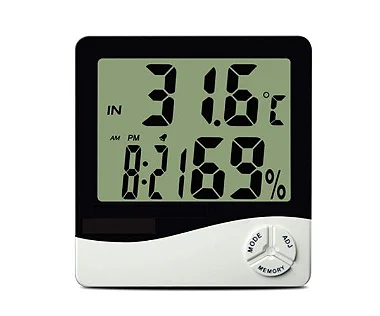 TERMOHIGROMETRO DIGITAL -10+50ºC INT 20 A 90% UMIDADE INT  MAXIMA E MINIMA