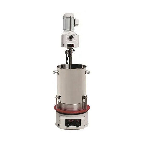 AGITADOR MECANICO 60L COM HELICE E SUPORTE PLANETARIO COM AQUECIMENTO 230V