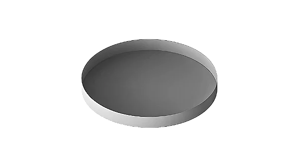 BANDEJA DE ACO GALVANIZADA REDONDA 50X8CM SEM ALCA
